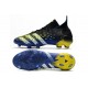 Alta calidad Botas de fútbol Adidas Predator Freak + FG Azul Core Negro Blanco Solar Amarillo