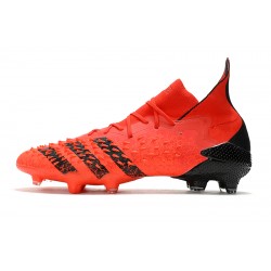 Botas de fútbol Adidas Predator Freak + FG Rojo Negro 
