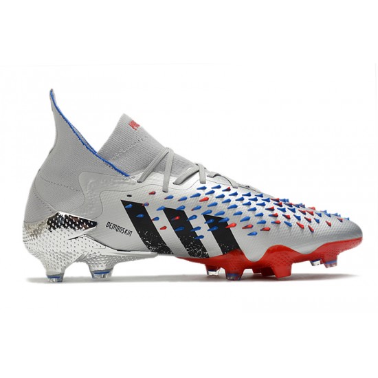Mejor calidad  Botas de fútbol Adidas Predator Freak + FG Plata Azul