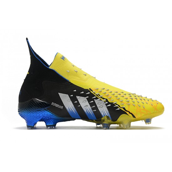 Comprar  Botas de fútbol Adidas Predator Freak + FG Amarillo Negro Azul