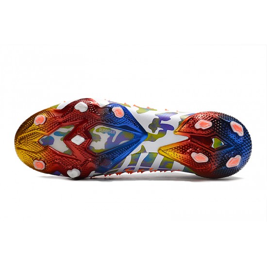 Comprar ahora  Botas de fútbol Adidas Predator Freak + FG Pogba Blanco dorado Púrpura