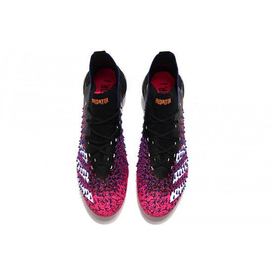 Explorar  Botas de fútbol Adidas Predator Freak .1 FG EQT Rosa Púrpura Negro