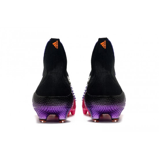 Explorar  Botas de fútbol Adidas Predator Freak .1 FG EQT Rosa Púrpura Negro