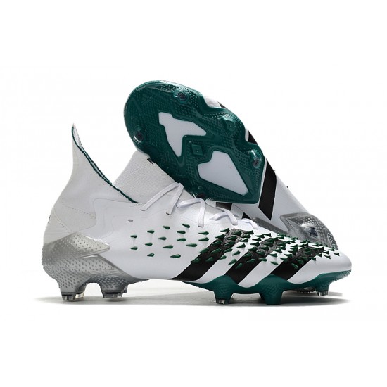 Explorar  Botas de fútbol Adidas Predator Freak .1 FG EQT Blanco Grey Verde