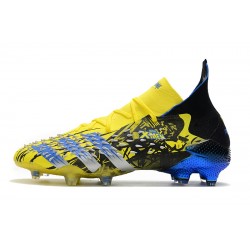 Botas de fútbol Adidas Predator Freak .1 FG EQT Amarillo Negro Azul