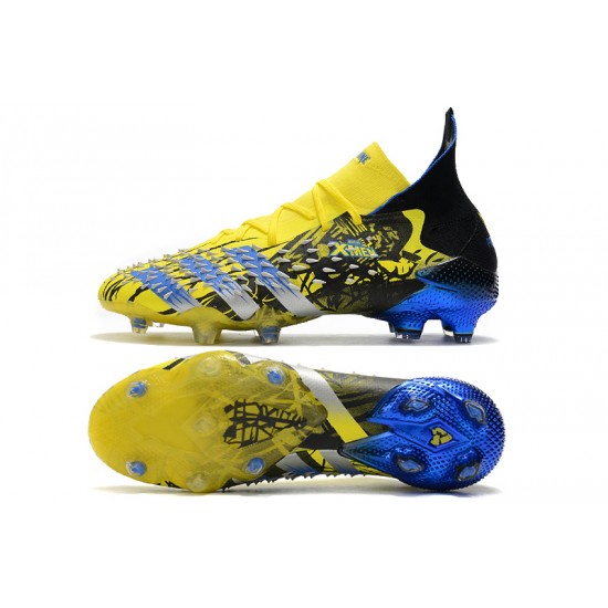 Comprar ahora  Botas de fútbol Adidas Predator Freak .1 FG EQT Amarillo Negro Azul