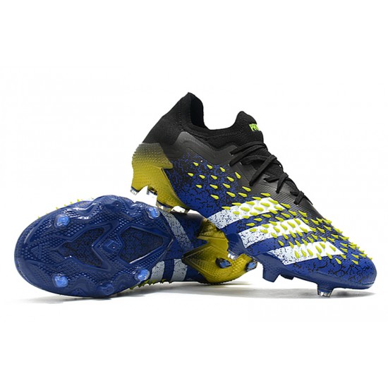 Comprar  Botas de fútbol Adidas Predator Freak .1 Low FG Negro Azul Amarillo