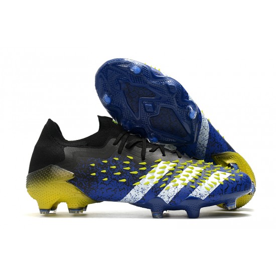 Comprar  Botas de fútbol Adidas Predator Freak .1 Low FG Negro Azul Amarillo