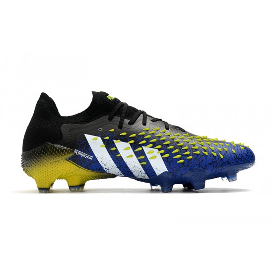 Comprar  Botas de fútbol Adidas Predator Freak .1 Low FG Negro Azul Amarillo