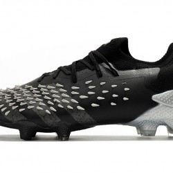 Botas de fútbol Adidas Predator Freak .1 Low FG Negro Plata 