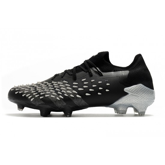 Mejor calidad  Botas de fútbol Adidas Predator Freak .1 Low FG Negro Plata