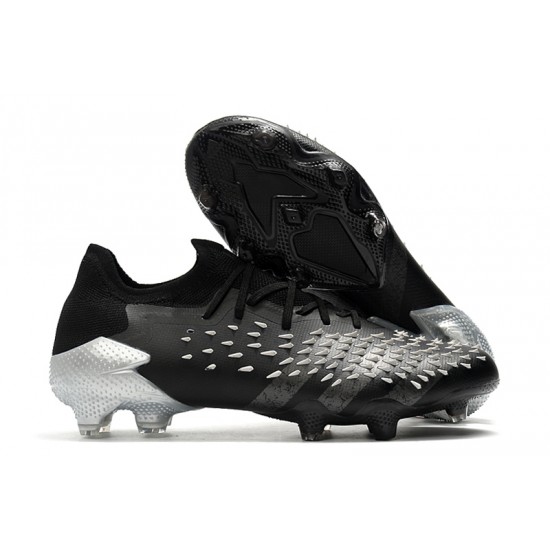 Mejor calidad  Botas de fútbol Adidas Predator Freak .1 Low FG Negro Plata