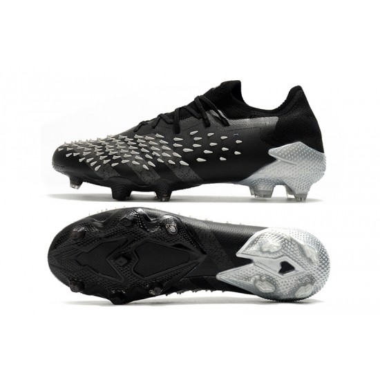 Mejor calidad  Botas de fútbol Adidas Predator Freak .1 Low FG Negro Plata