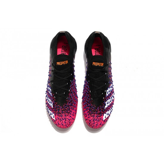 Descubrir  Botas de fútbol Adidas Predator Freak .1 Low FG Rosa Negro Púrpura