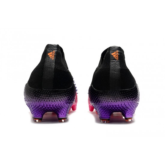 Descubrir  Botas de fútbol Adidas Predator Freak .1 Low FG Rosa Negro Púrpura