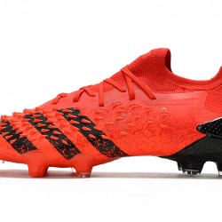 Botas de fútbol Adidas Predator Freak .1 Low FG Rojo Negro 