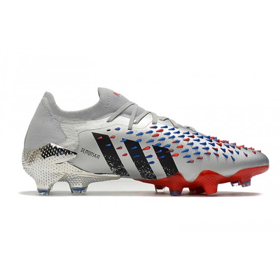 Comprar ahora  Botas de fútbol Adidas Predator Freak .1 Low FG Plata Azul Rojo