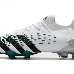Botas de fútbol Adidas Predator Freak .1 Low FG Blanco Verde Negro 