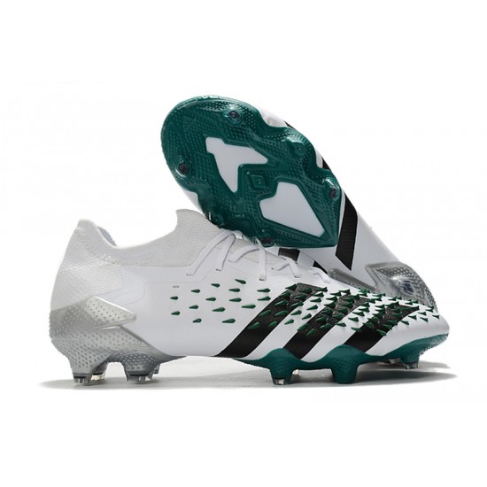 Comprar ahora  Botas de fútbol Adidas Predator Freak .1 Low FG Blanco Verde Negro