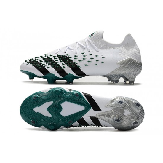 Comprar ahora  Botas de fútbol Adidas Predator Freak .1 Low FG Blanco Verde Negro