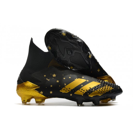 Alta calidad Botas de fútbol Adidas Predator Mutator 20+ FG - Negro dorado