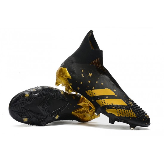 Alta calidad Botas de fútbol Adidas Predator Mutator 20+ FG - Negro dorado