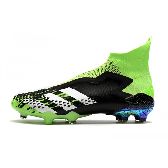 Explorar  Botas de fútbol Adidas Predator Mutator 20+ FG - Negro Verde Blanco