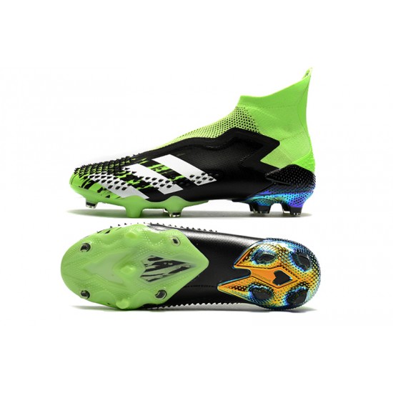 Explorar  Botas de fútbol Adidas Predator Mutator 20+ FG - Negro Verde Blanco