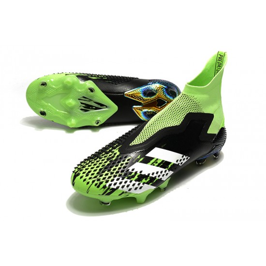 Explorar  Botas de fútbol Adidas Predator Mutator 20+ FG - Negro Verde Blanco