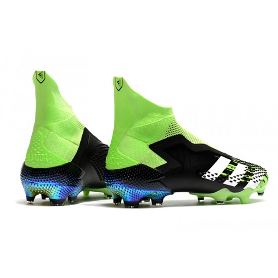 Explorar  Botas de fútbol Adidas Predator Mutator 20+ FG - Negro Verde Blanco