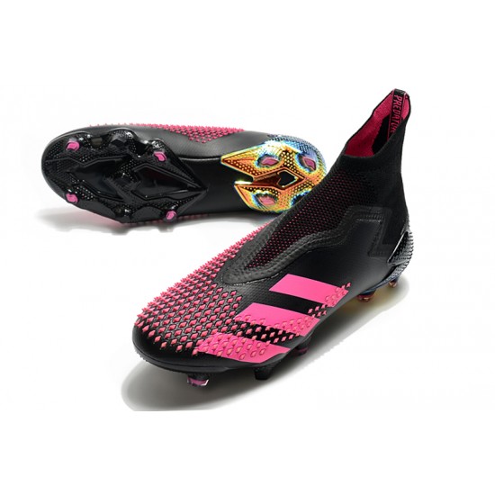 Alta calidad Botas de fútbol Adidas Predator Mutator 20+ FG - Negro Rosa