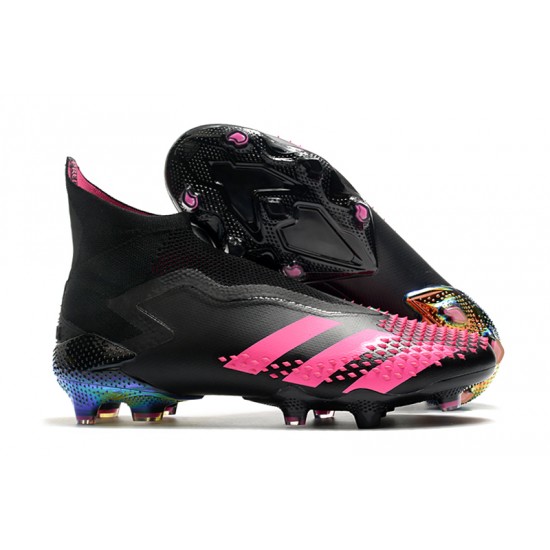 Alta calidad Botas de fútbol Adidas Predator Mutator 20+ FG - Negro Rosa
