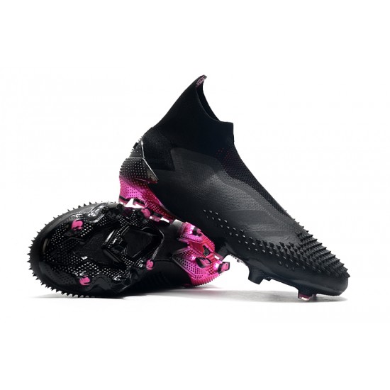 Alta calidad Botas de fútbol Adidas Predator Mutator 20+ FG - Negro Rosa