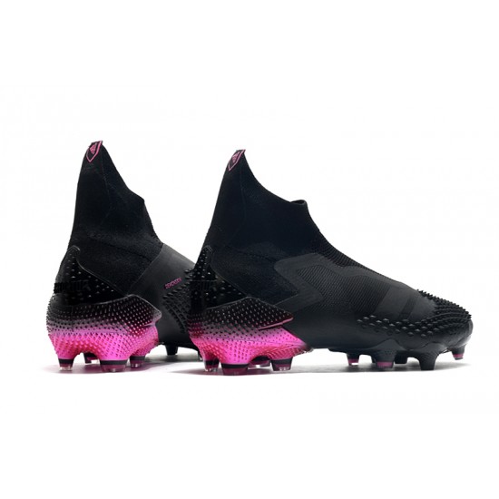 Alta calidad Botas de fútbol Adidas Predator Mutator 20+ FG - Negro Rosa