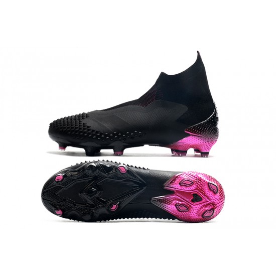Alta calidad Botas de fútbol Adidas Predator Mutator 20+ FG - Negro Rosa