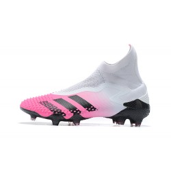 Botas de fútbol Adidas Predator Mutator 20+ FG - Blanco Negro Rosa 
