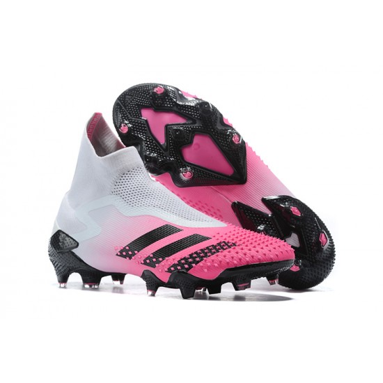 Calidad superior  Botas de fútbol Adidas Predator Mutator 20+ FG - Blanco Negro Rosa