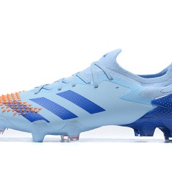 Botas de fútbol Adidas Predator Mutator 20.1 FG Low Football Boots- Azul naranja 