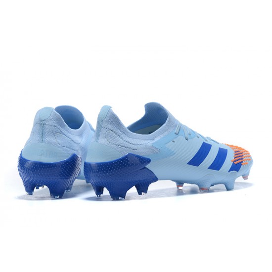 Tienda  Botas de fútbol Adidas Predator Mutator 20.1 FG Low Football Boots- Azul naranja