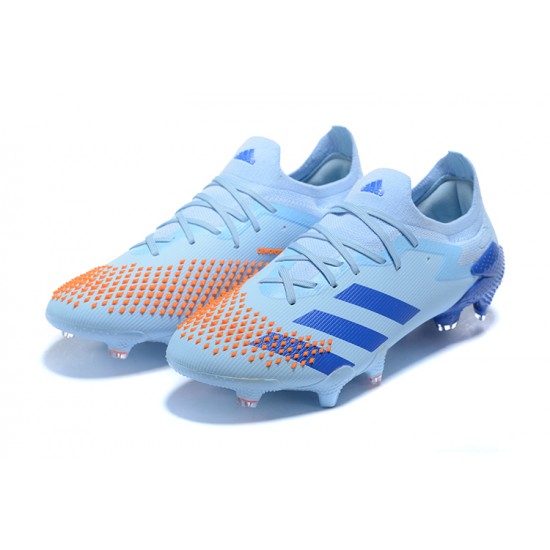 Tienda  Botas de fútbol Adidas Predator Mutator 20.1 FG Low Football Boots- Azul naranja