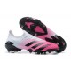 Mejor calidad  Botas de fútbol Adidas Predator Mutator 20.1 FG Low Football Boots- Blanco Rosa Negro