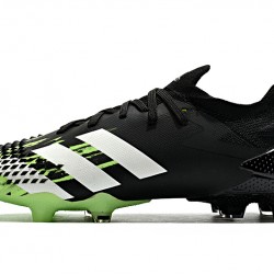 Botas de fútbol Adidas Predator Mutator 20.1 FG Low Tormentor Negro Verde 
