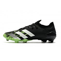 Botas de fútbol Adidas Predator Mutator 20.1 FG Low Tormentor Negro Verde 