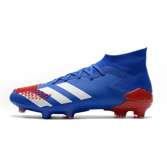 Mejor calidad  Botas de fútbol Adidas Predator Mutator 20.1 FG Tormentor Azul Rojo