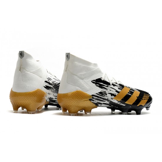 Descubrir  Botas de fútbol Adidas Predator Mutator 20.1 FG Tormentor Blanco dorado Negro