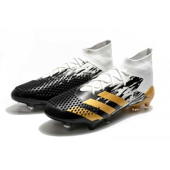 Descubrir  Botas de fútbol Adidas Predator Mutator 20.1 FG Tormentor Blanco dorado Negro