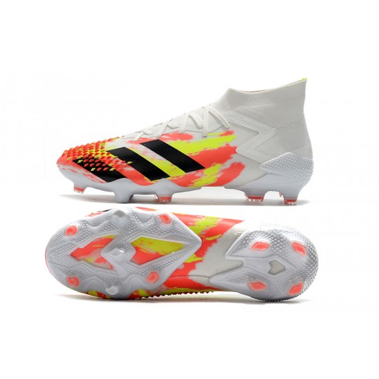 Calidad superior  Botas de fútbol Adidas Predator Mutator 20.1 FG Tormentor Blanco naranja Negro