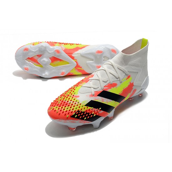 Calidad superior  Botas de fútbol Adidas Predator Mutator 20.1 FG Tormentor Blanco naranja Negro