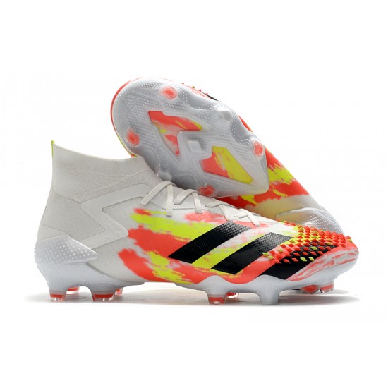 Calidad superior  Botas de fútbol Adidas Predator Mutator 20.1 FG Tormentor Blanco naranja Negro