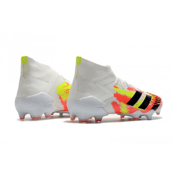 Calidad superior  Botas de fútbol Adidas Predator Mutator 20.1 FG Tormentor Blanco naranja Negro